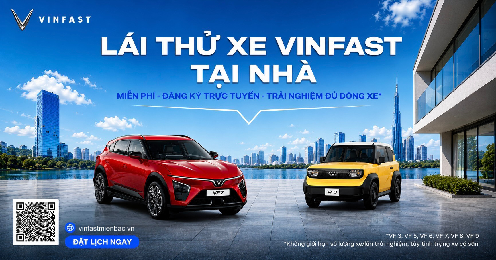Đăng ký lái thử xe VinFast tại nhà
